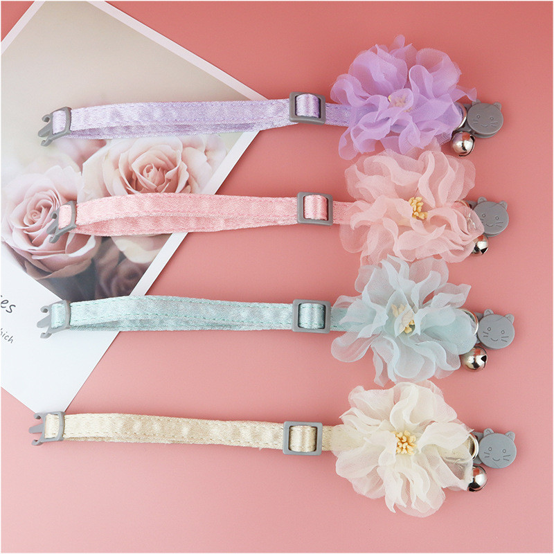 Mājas kaķa kaklasiksna ar zvaniņu Super Fairy, liela puķains kaķis suņu tauriņš Regulējams mājdzīvnieku kopšanas aksesuāri kucēnu kaķu kaklarotas kaklasiksnas