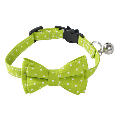 Jauki Bowknot Kaķu apkakles Punktu raksts Mājdzīvnieki Priekšautiņi Regulējami Kaķēnu Kaklarota Taurītes Drošības Sprādzes Kucēnam Čivavas Bandanas piederumi