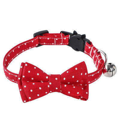 Jauki Bowknot Kaķu apkakles Punktu raksts Mājdzīvnieki Priekšautiņi Regulējami Kaķēnu Kaklarota Taurītes Drošības Sprādzes Kucēnam Čivavas Bandanas piederumi