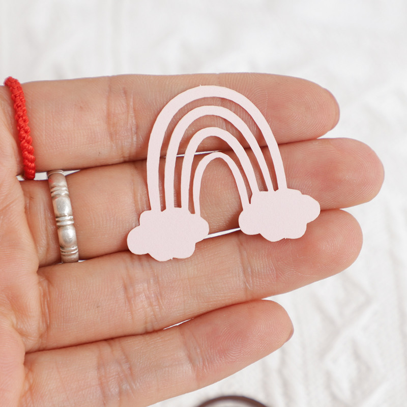 100 gab. Bobo Bohemian Theme Decoration Boho varavīksnes papīra konfeti galda izkaisīts Baby Shower dzimšanas dienas kāzu ballītes dekors