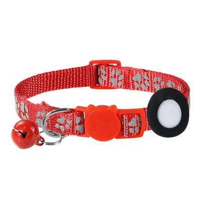 Mājdzīvnieku kaklasiksna gaisa etiķetēm Triecienizturīgs un ūdensnecaurlaidīgs aizsargājošs turētājs GPS izsekotājiem, kas spīd tumsā, piemērots maziem suņiem