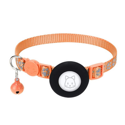 Mājdzīvnieku kaklasiksna gaisa etiķetēm Triecienizturīgs un ūdensnecaurlaidīgs aizsargājošs turētājs GPS izsekotājiem, kas spīd tumsā, piemērots maziem suņiem