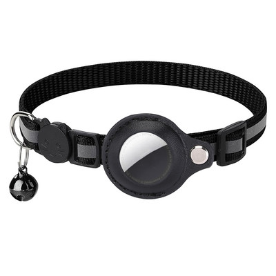 Mājdzīvnieku kaklasiksna gaisa etiķetēm Triecienizturīgs un ūdensnecaurlaidīgs aizsargājošs turētājs GPS izsekotājiem, kas spīd tumsā, piemērots maziem suņiem