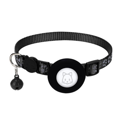 Mājdzīvnieku kaklasiksna gaisa etiķetēm Triecienizturīgs un ūdensnecaurlaidīgs aizsargājošs turētājs GPS izsekotājiem, kas spīd tumsā, piemērots maziem suņiem