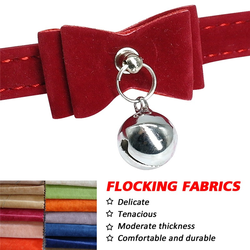 Aranyos macska nyakörv kis kölyök macska nyakörvek bársony masni cica macska nyakörv csengős nyaklánc kutyáknak macskáknak