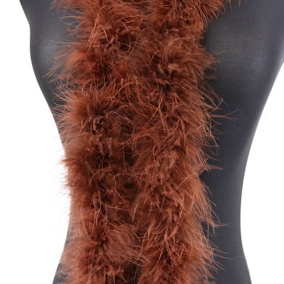 20 grammos Pulyka Marabou Feather Boa Puha Marabou tollas kendő Esküvői Ruha Dekoráció Sál 2 méter/db Plumes Trim