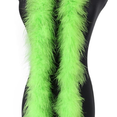 20 grammos Pulyka Marabou Feather Boa Puha Marabou tollas kendő Esküvői Ruha Dekoráció Sál 2 méter/db Plumes Trim