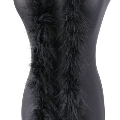 20 grammos Pulyka Marabou Feather Boa Puha Marabou tollas kendő Esküvői Ruha Dekoráció Sál 2 méter/db Plumes Trim