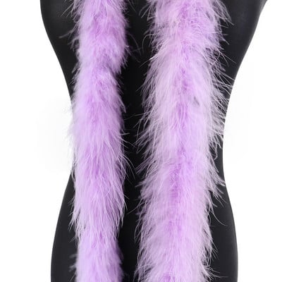 20 grammos Pulyka Marabou Feather Boa Puha Marabou tollas kendő Esküvői Ruha Dekoráció Sál 2 méter/db Plumes Trim