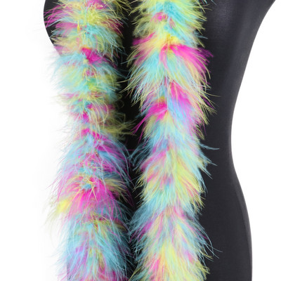 20 grammos Pulyka Marabou Feather Boa Puha Marabou tollas kendő Esküvői Ruha Dekoráció Sál 2 méter/db Plumes Trim