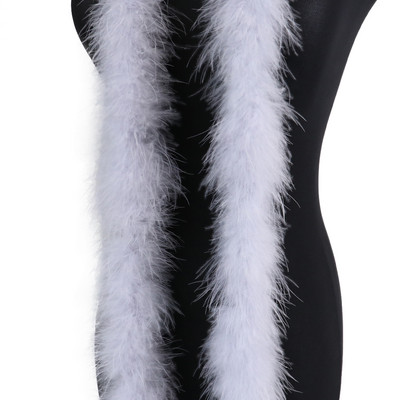 20 grammos Pulyka Marabou Feather Boa Puha Marabou tollas kendő Esküvői Ruha Dekoráció Sál 2 méter/db Plumes Trim