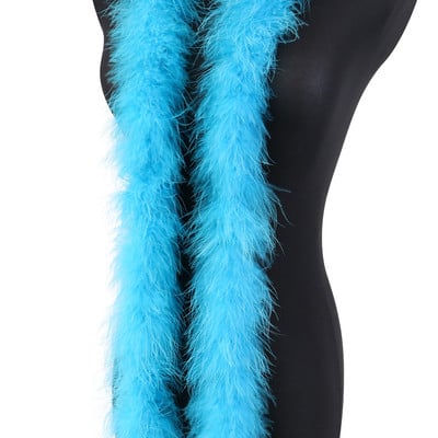 20 grammos Pulyka Marabou Feather Boa Puha Marabou tollas kendő Esküvői Ruha Dekoráció Sál 2 méter/db Plumes Trim
