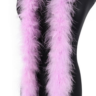 20 grammos Pulyka Marabou Feather Boa Puha Marabou tollas kendő Esküvői Ruha Dekoráció Sál 2 méter/db Plumes Trim