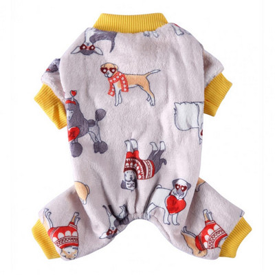 Kisállat pizsama Szép karácsonyi menő ing Stílusú kutya macska ruházat négylábú kisállat ing nyári ruhák menő kutya macska ing