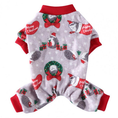 Kisállat pizsama Szép karácsonyi menő ing Stílusú kutya macska ruházat négylábú kisállat ing nyári ruhák menő kutya macska ing