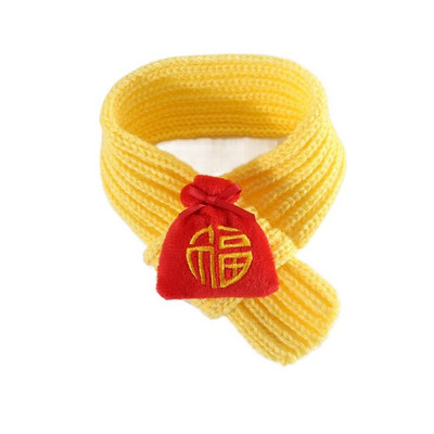 Modes kaķu kakla siksna kucēnu aksesuāri Trikotāžas šalle Mājas lakats Jaunais gads Silts kaķu suns