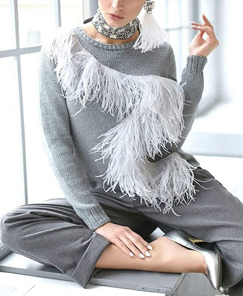 8-10 CM valge jaanalinnusulgede äärislint 1-meetrine naturaalne jaanalinnusulgede ääristega pulmapeokaunistus.