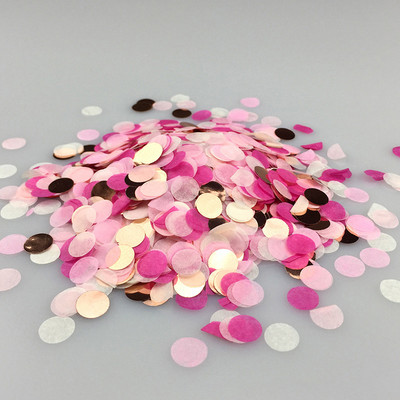 10g/торба 1cm цветни хартиени конфети сватба рожден ден парти украса кръгъл прозрачен пълен балон конфети