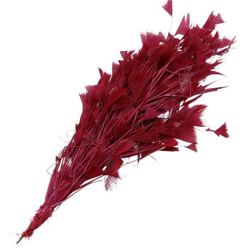 1 куп цветни пуешки пера Цвете Направи си сам сватбен централен корсаж за декорация на шапка Аксесоари за занаяти 25-30 СМ