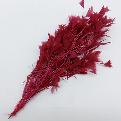 1 ķekars, krāsainas tītara spalvas, ziedi, izgatavoti kāzu centrā, galvassegas rotājumi, rokdarbu aksesuāri 25–30 cm