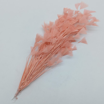 1 ķekars, krāsainas tītara spalvas, ziedi, izgatavoti kāzu centrā, galvassegas rotājumi, rokdarbu aksesuāri 25–30 cm