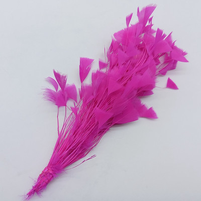 1 ķekars, krāsainas tītara spalvas, ziedi, izgatavoti kāzu centrā, galvassegas rotājumi, rokdarbu aksesuāri 25–30 cm