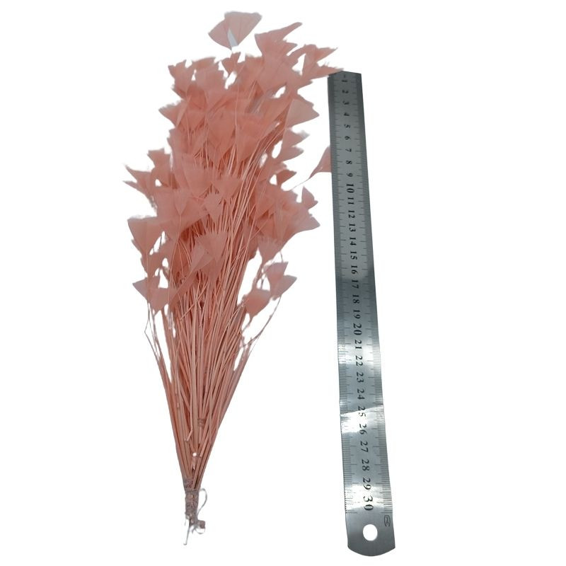 1 ķekars, krāsainas tītara spalvas, ziedi, izgatavoti kāzu centrā, galvassegas rotājumi, rokdarbu aksesuāri 25–30 cm