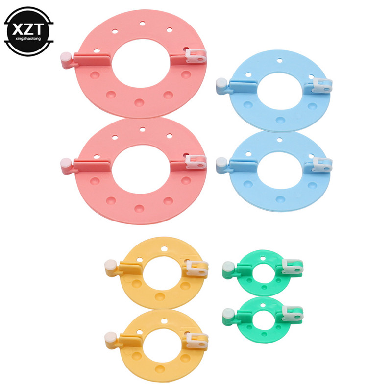 Kiváló minőségű 8 db/készlet Pompom készítő készlet Kötő kézműves különböző méretű plüsslabda készítő eszköz