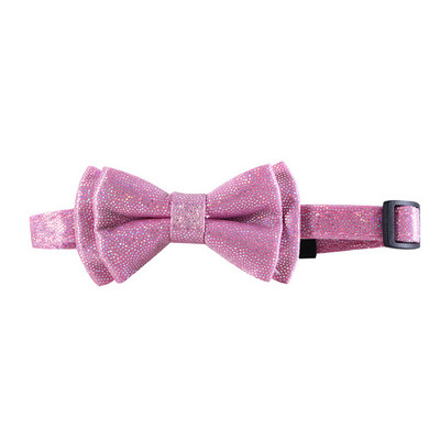 Candy Színes flitterek Háziállatok Macskanyakörv haranggal állítható masnis cica nyaklánc Biztonsági csat kiskutya Chihuahua csokornyakkendő Kiegészítők