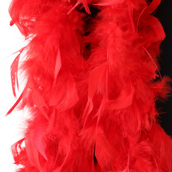 2 Yards Turkey Feather Boa Διακόσμηση για πάρτι Νυφικά Φόρεμα Φόρεμα Σάλι/Μαντίλι Diy Κοσμήματα Αξεσουάρ Crafts Plumes 38-40g