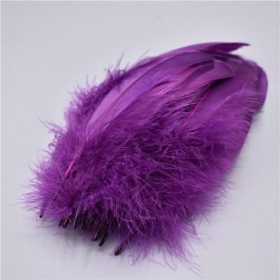 Nature Purple Red Goose Nagoire Feathers for craft plumes 5-7 inch/13-18CM DIY Nakit Odjevni dodaci Vjenčani ukrasi