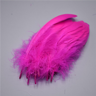 Nature Purple Red Goose Nagoire Feathers for craft plumes 5-7 inch/13-18CM DIY Nakit Odjevni dodaci Vjenčani ukrasi