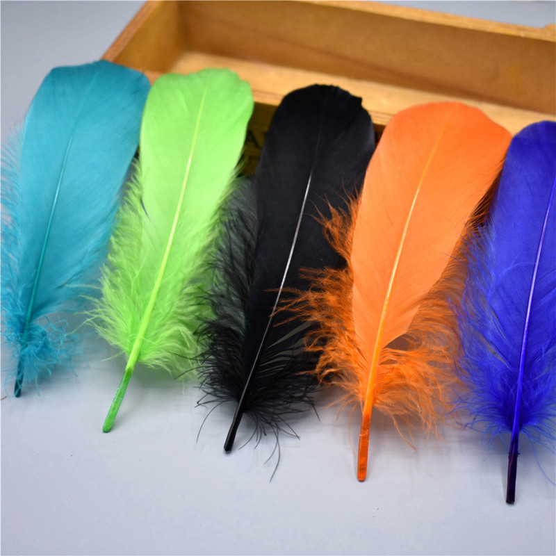 Nature Purple Red Goose Nagoire Feathers for craft plumes 5-7 inch/13-18CM DIY Nakit Odjevni dodaci Vjenčani ukrasi