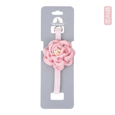 Camellia Romantic ziedu kaķu kaklasiksna kucēns Kaklarota Kaķu aksesuāri Sweet Pet Bow Šalle Jauka kaķēna kakla siksna Yorkie jebkuriem laikapstākļiem