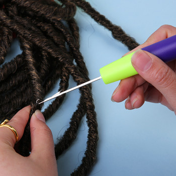 Nonvor Latch Crochet Hook Hair Weave Crochet Needle Wigs Плетене на удължители за коса Стилизиране на килими Инструменти за ремонт Braid Craft
