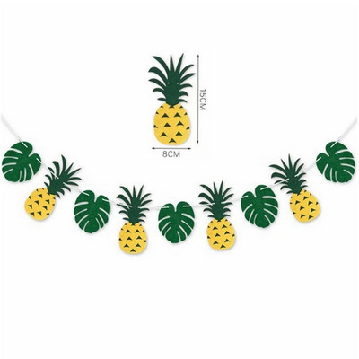 Bruņurupuča lapu dekorēšana Havaju salu ballīte Vasaras daudz laimes dzimšanas dienā Safari džungļu tropu tēmas dekors Dinozauru tēmas dekors