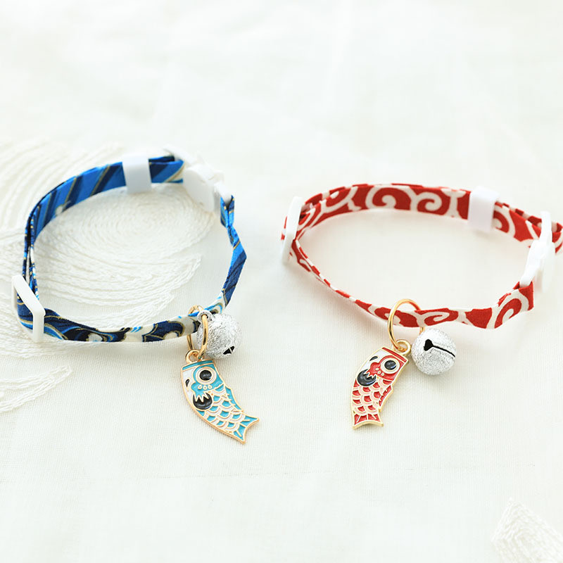 DOUKOU oriģinālais Hellokitty kaķa suņu kaklasiksna, regulējama mīļa mājdzīvnieka kaklasiksna Krizantēmas ķiršu pērļu dobs kulons kaķēnu kucēniem