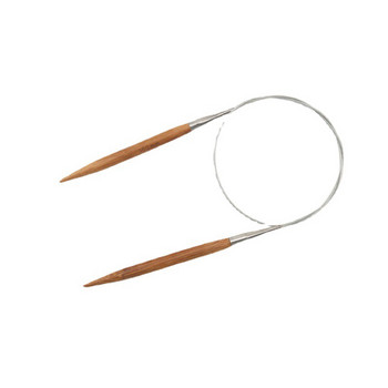 3,0-12 mm кръгли игли за плетене от естествен бамбук Тръба от неръждаема стомана Обръчи Игли за плетене Направи си сам Ръчни шевни инструменти Консумативи