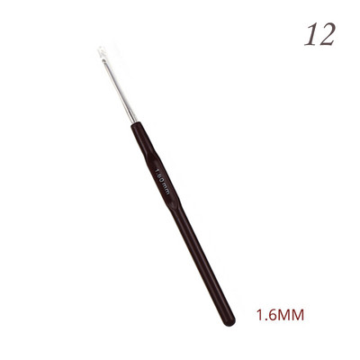 1/16 gab. Plastmasas rokturis Tamboradatas Rokturis Adāmadatas Komplekts Tamborējumi Adījumi Piespraudes DIY Amatniecības šūšanas rīks 0.5mm-2.5mm