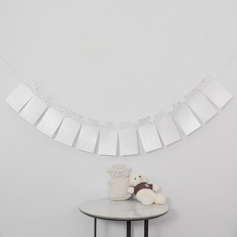 YOUZI Boldog születésnapot képkeret szalaghirdetés 1. egy éves 12 hónapos újszülött család első parti dekoráció gyerekeknek kisfiú lány