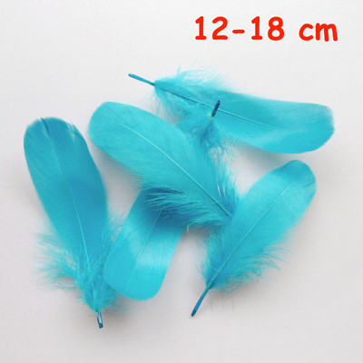 20 vnt. 11 rūšių dangaus mėlynumo fazano uodega vištienos plunksnos žąsies gaidžio slyvos, skirtos „pasidaryk pats“ amatams, galvos apdangalo dekoravimui stručio plunksna