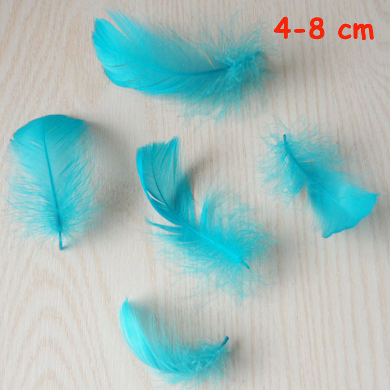 20 vnt. 11 rūšių dangaus mėlynumo fazano uodega vištienos plunksnos žąsies gaidžio slyvos, skirtos „pasidaryk pats“ amatams, galvos apdangalo dekoravimui stručio plunksna