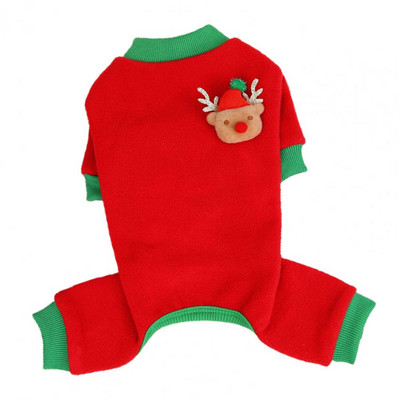 Mājdzīvnieku apģērbi Ikdienas mājdzīvnieku Ziemassvētku apģērbi Četri legingi kucēna apģērbs