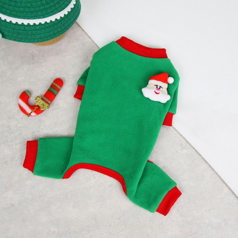 Mājdzīvnieku apģērbi Ikdienas mājdzīvnieku Ziemassvētku apģērbi Četri legingi kucēna apģērbs