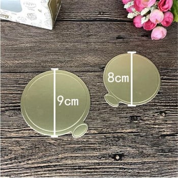 100 τεμ. Ronde Cake Boards Goud Papier Cupcake Dessert Displays Tray Card Board Bakken Cake Hard Papier Pad bakken Tool