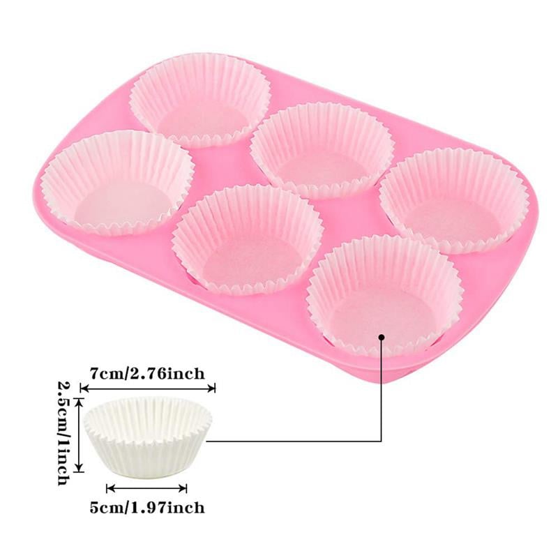 100 tk/partii õlivastane paberist tassikoogi ümbrisvooder küpsetustass paberist koogitops DIY küpsetusfondant tassikoogitass köögikoogi tööriistadele