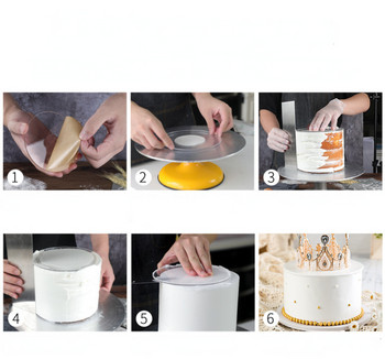 2 бр. Кръгли акрилни дискове за торта Topper Платки за торти за многократна употреба Дискова основа за торти Подрязване Консумативи за декориране Аксесоари за съдове за печене