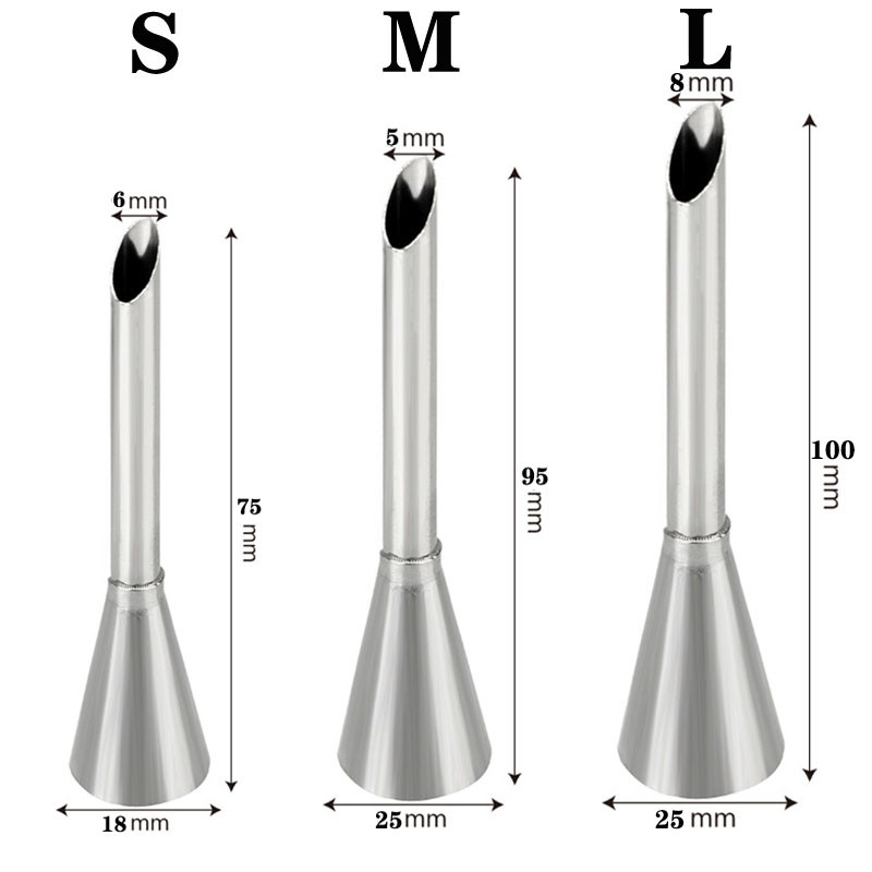 „Pasidaryk pats“ daugkartinio naudojimo sluoksniuotos pyrago glazūros vamzdelių antgalis Silikoninis konditerijos maišelis Kremas keksiukų sviestinis vamzdelis Purkštukas Dekoras Kepimo maišeliai Virtuvės įrankiai