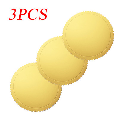 3/5 db Arany tortatábla eldobható desszerttálca tortalap karton esküvői születésnapi bulihoz Sütési kellékek Tortaeszközök