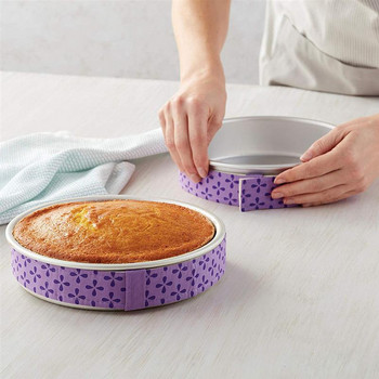 2019 НОВО Хубави ленти за форма за торта Изпечете равномерна лента за изпичане на дори влажно ниво Лента за форма за торта Лента за торта Инструмент за печене на торта